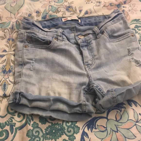 Kids Levi Jean Shorts - Picture 1 of 4